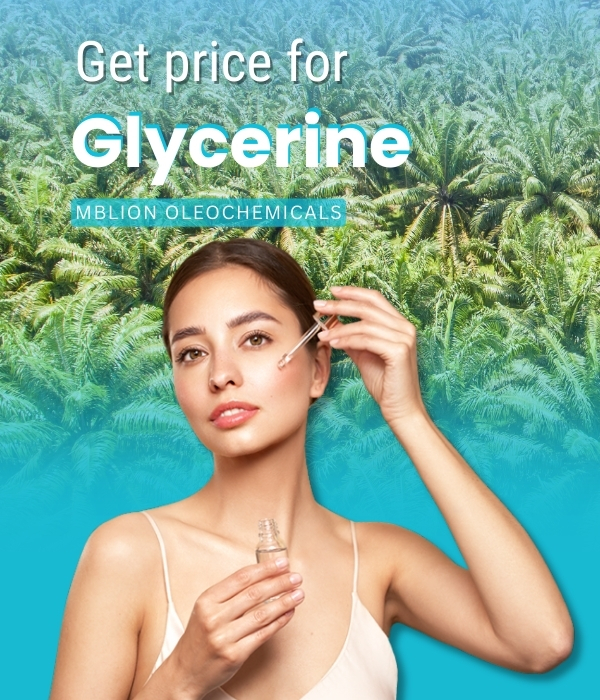 Refined glycerine price from Malaysia oleochemical market used in cosmetics personal care and pharmaceutical applications